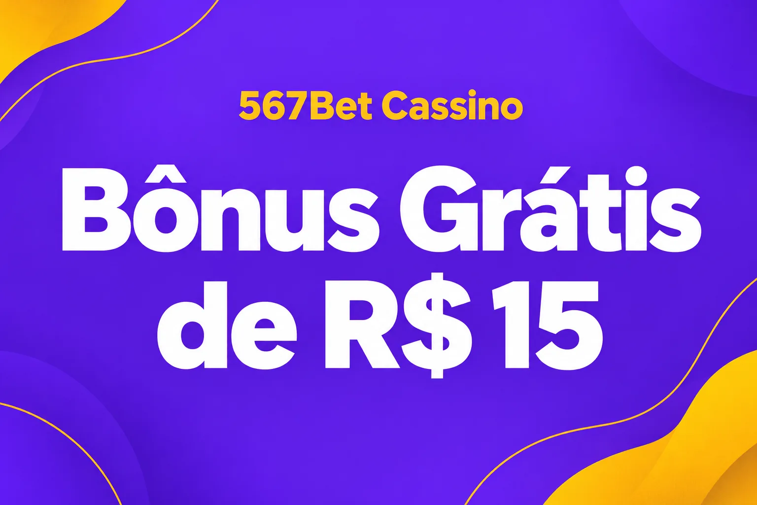 R$ 15 grátis + 100% até R$ 1.000